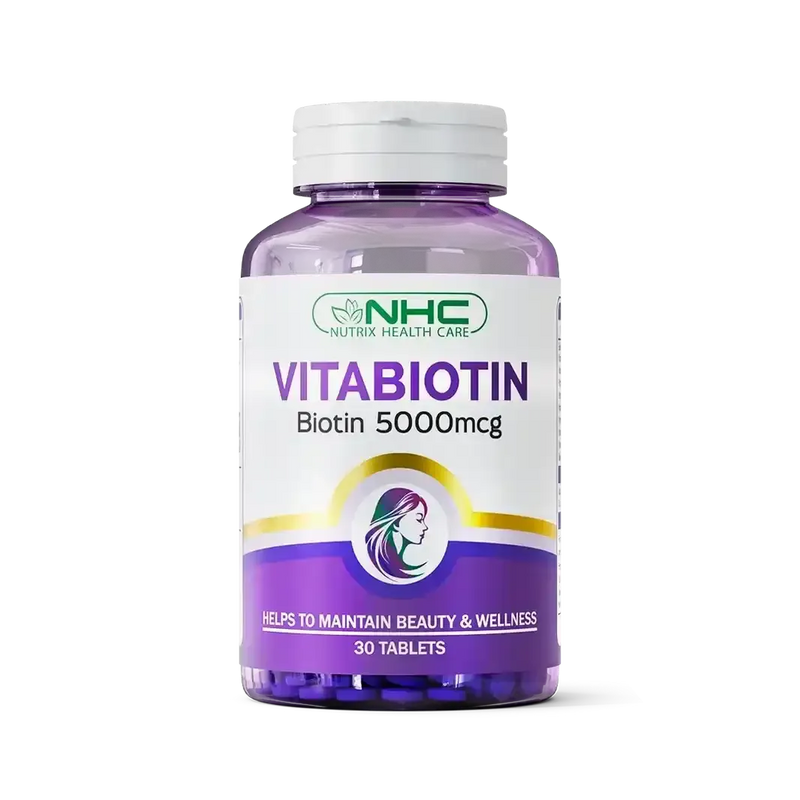 Vitabiotin – Biotin Tablets for Hair, Skin & Nail Health