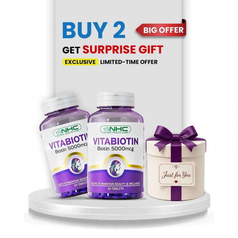 Dream Hair Bundle  ( 2 VitaBiotin + Surprise Gift )