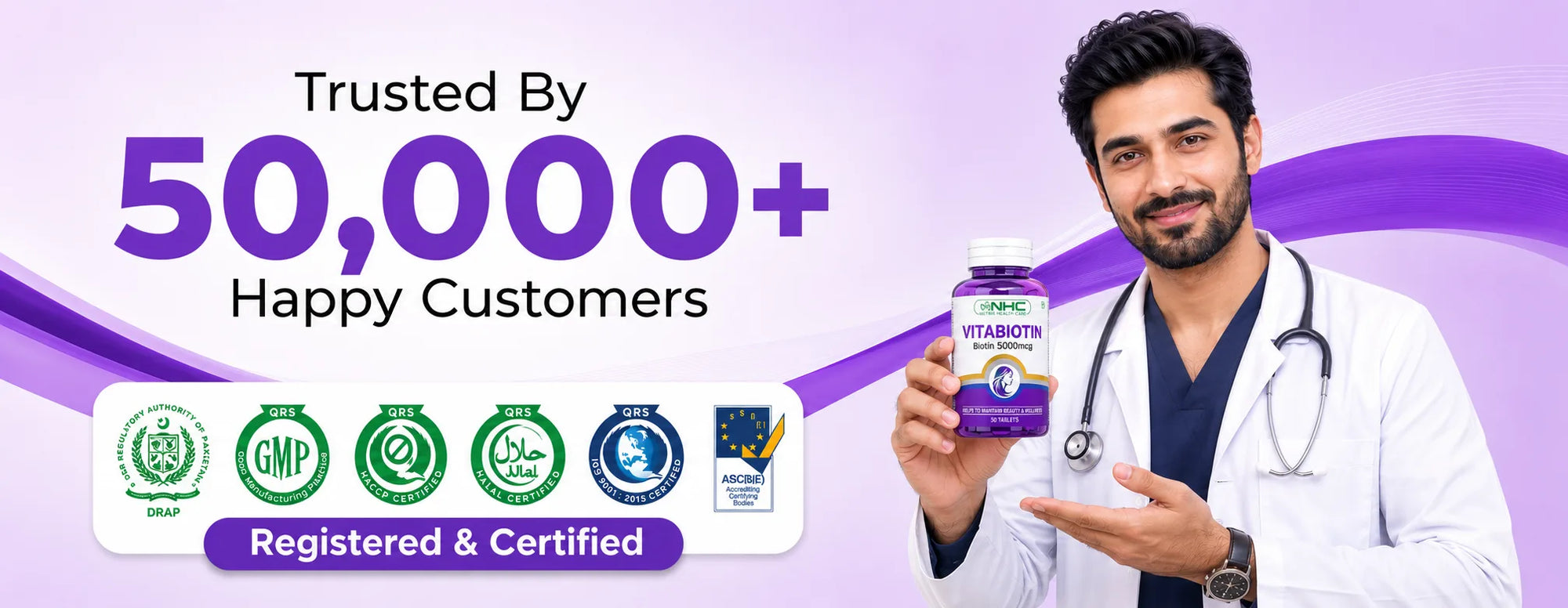 Vitabiotin – Biotin Tablets for Hair, Skin & Nail Health